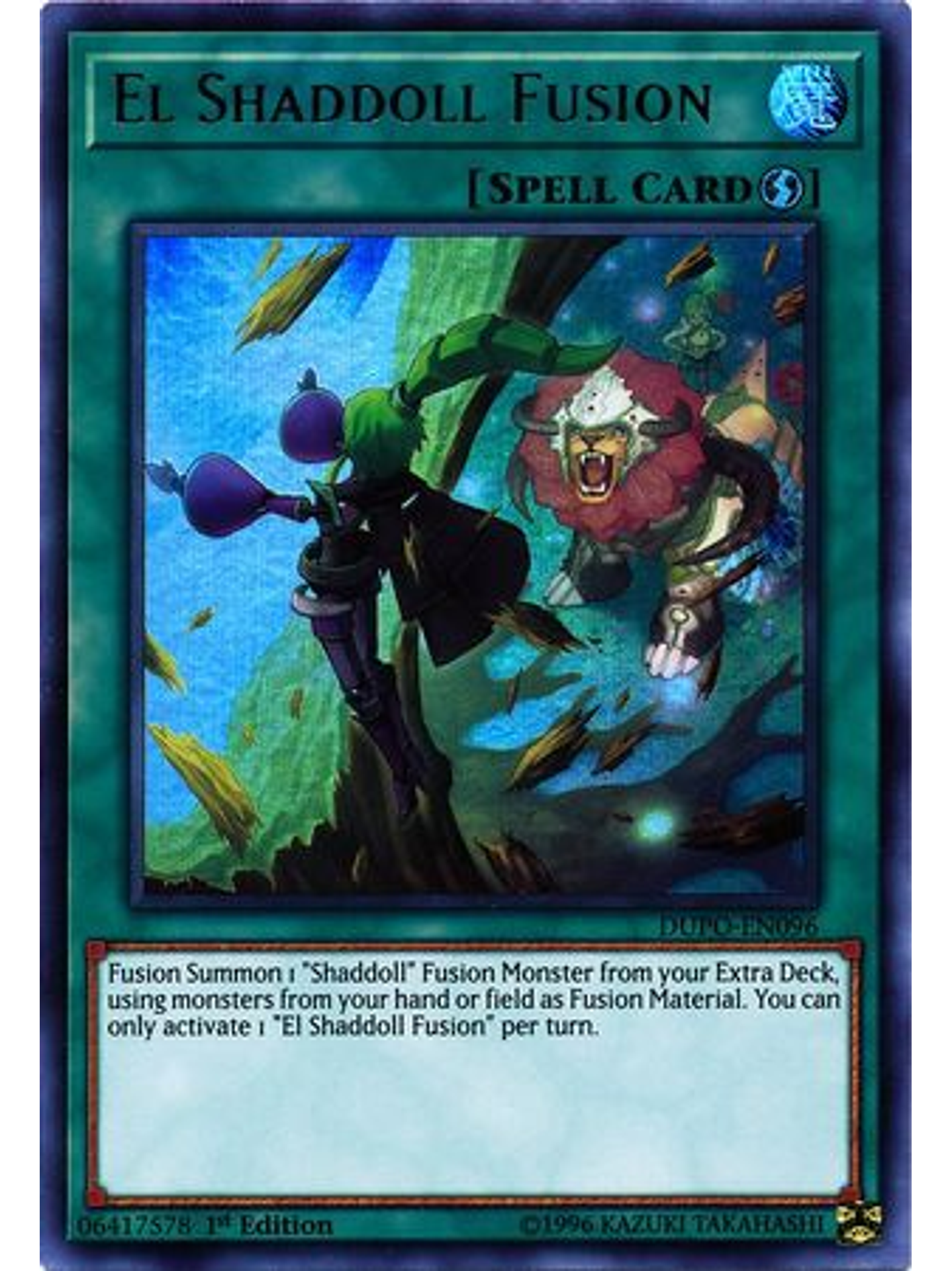El Shaddoll Fusion - DUPO-EN096 - Ultra Rare 1st Edition 1