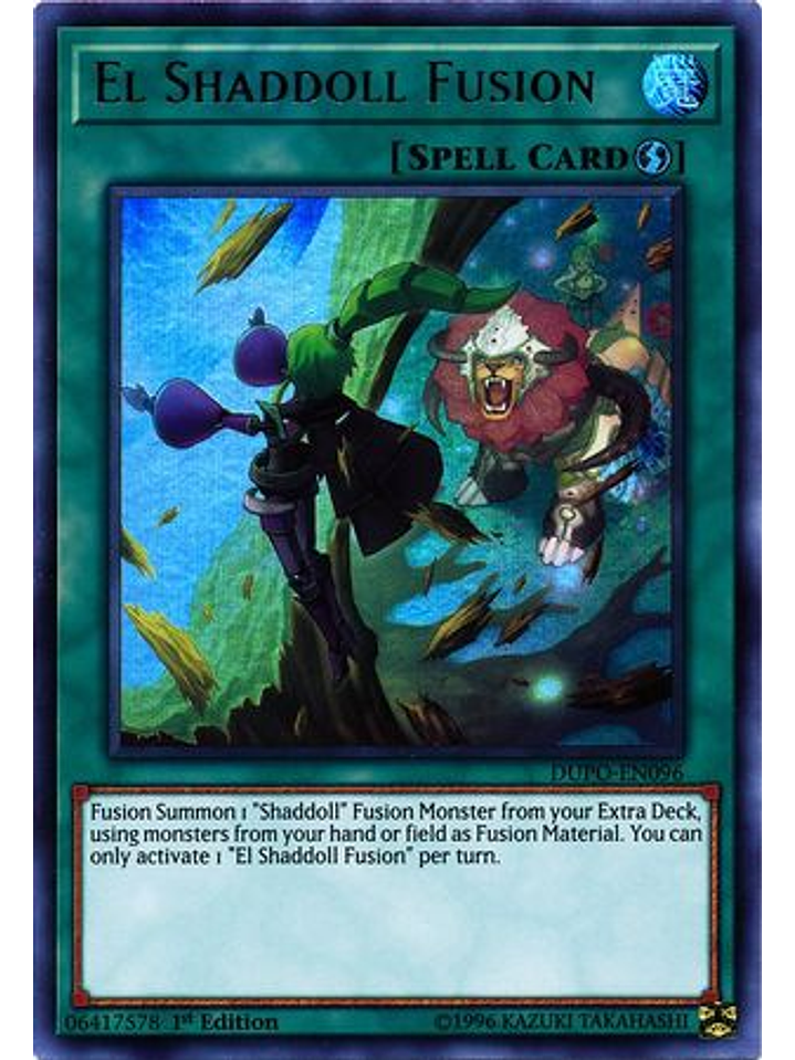 El Shaddoll Fusion - DUPO-EN096 - Ultra Rare 1st Edition 1