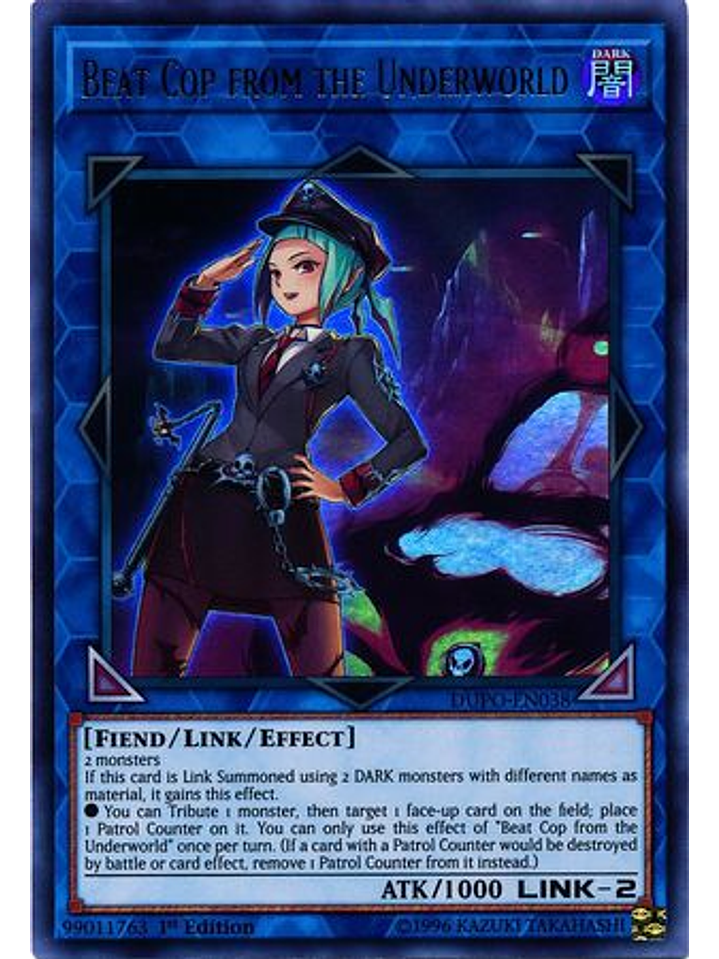 Beat Cop From The Underworld - dupo-en038 - Ultra Rare 1st Edition 1