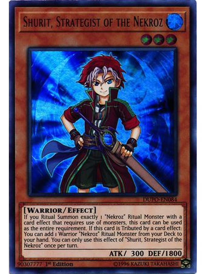 Shurit, Strategist of the Nekroz - DUPO-EN084 - Ultra Rare 1st Edition 1
