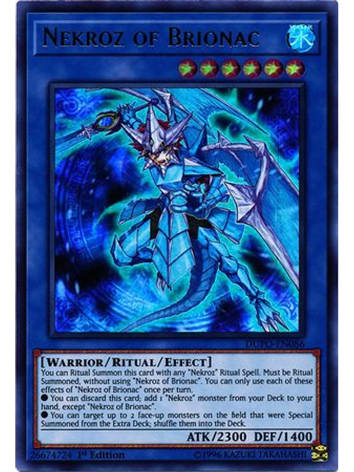 Nekroz of Brionac - DUPO-EN086 - Ultra Rare 1st Edition 1