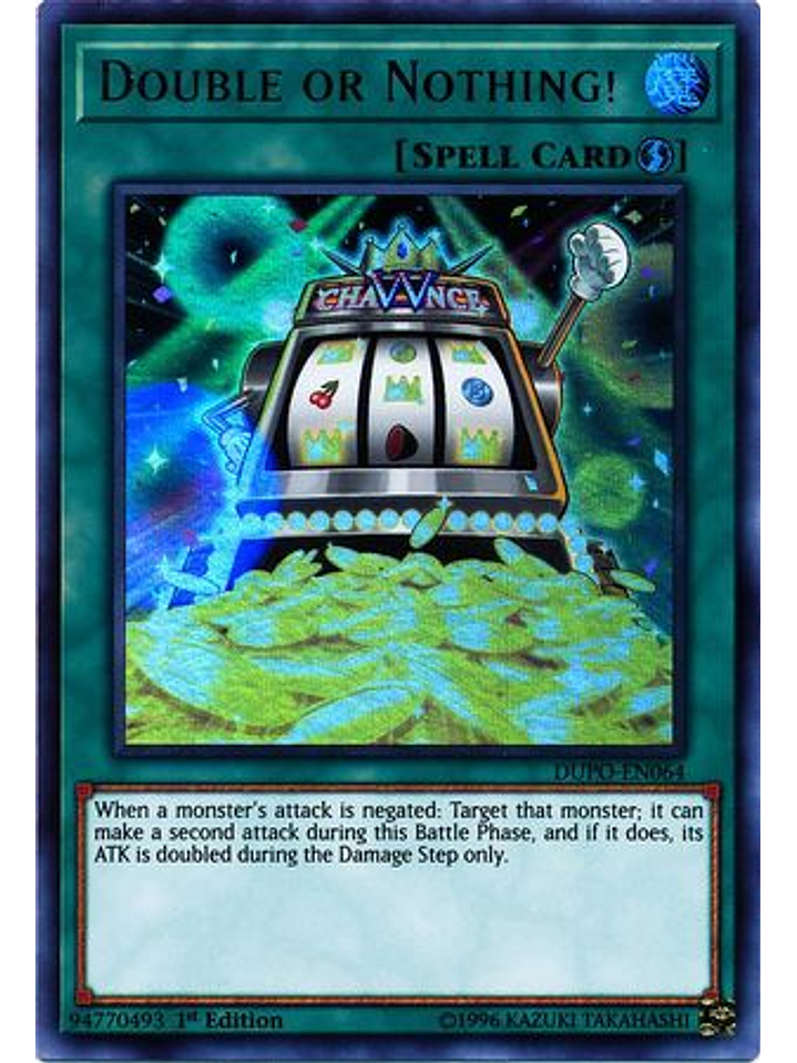 Double Or Nothing! - dupo-en064 - Ultra Rare 1st Edition 1