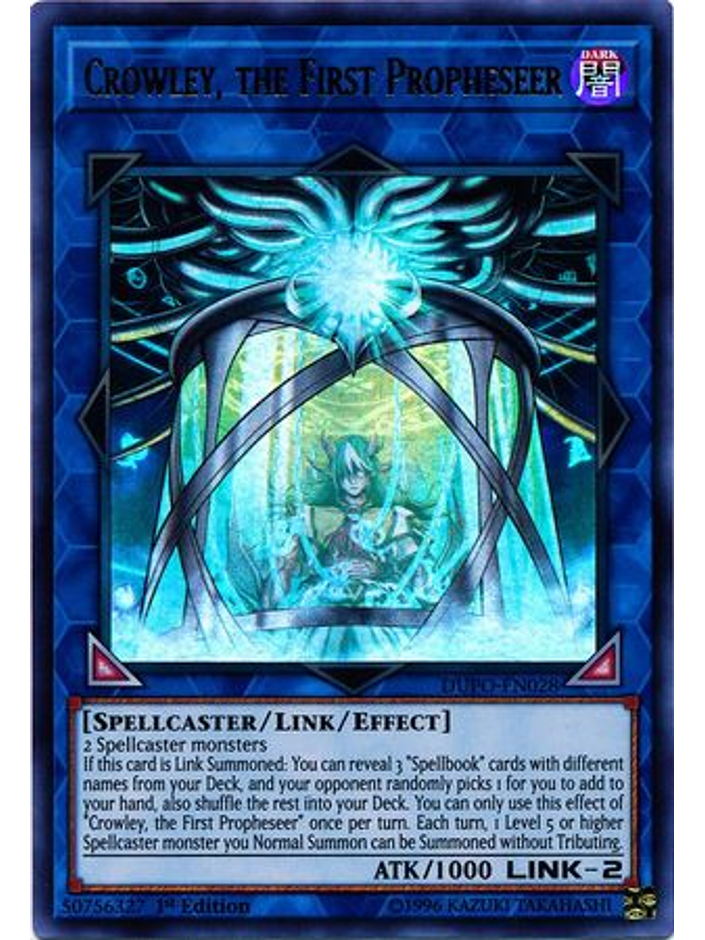 Crowley, The First Propheseer - dupo-en028 - Ultra Rare 1st Edition 1