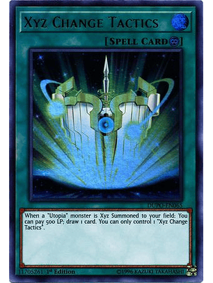 Xyz Change Tactics - dupo-en065 - Ultra Rare 1st Edition