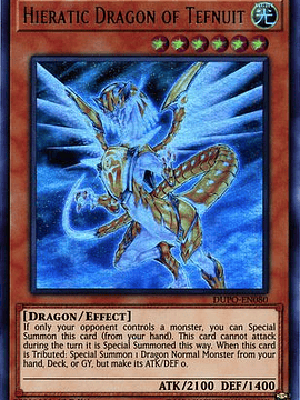 Hieratic Dragon Of Tefnuit - dupo-en080 - Ultra Rare 1st Edition