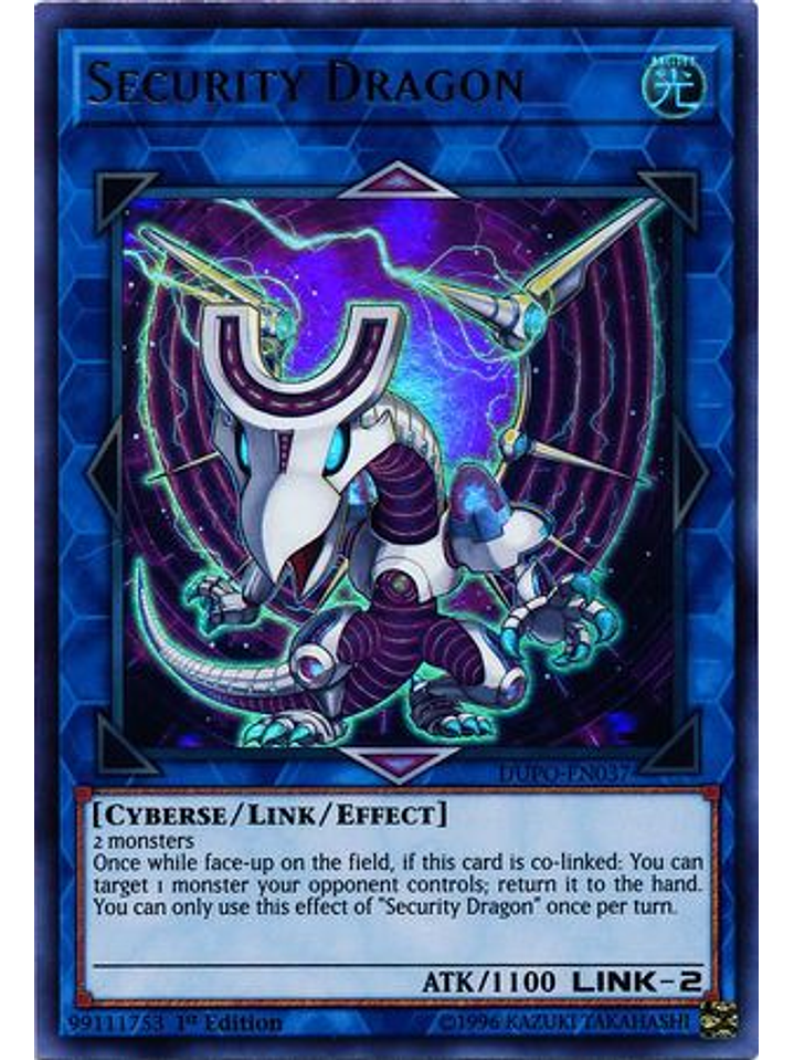 Security Dragon - dupo-en037 - Ultra Rare 1st Edition 1