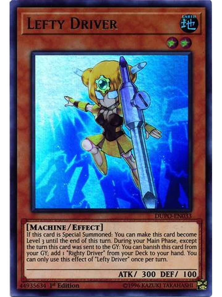 Lefty Driver - dupo-en033 - Ultra Rare 1st Edition 1