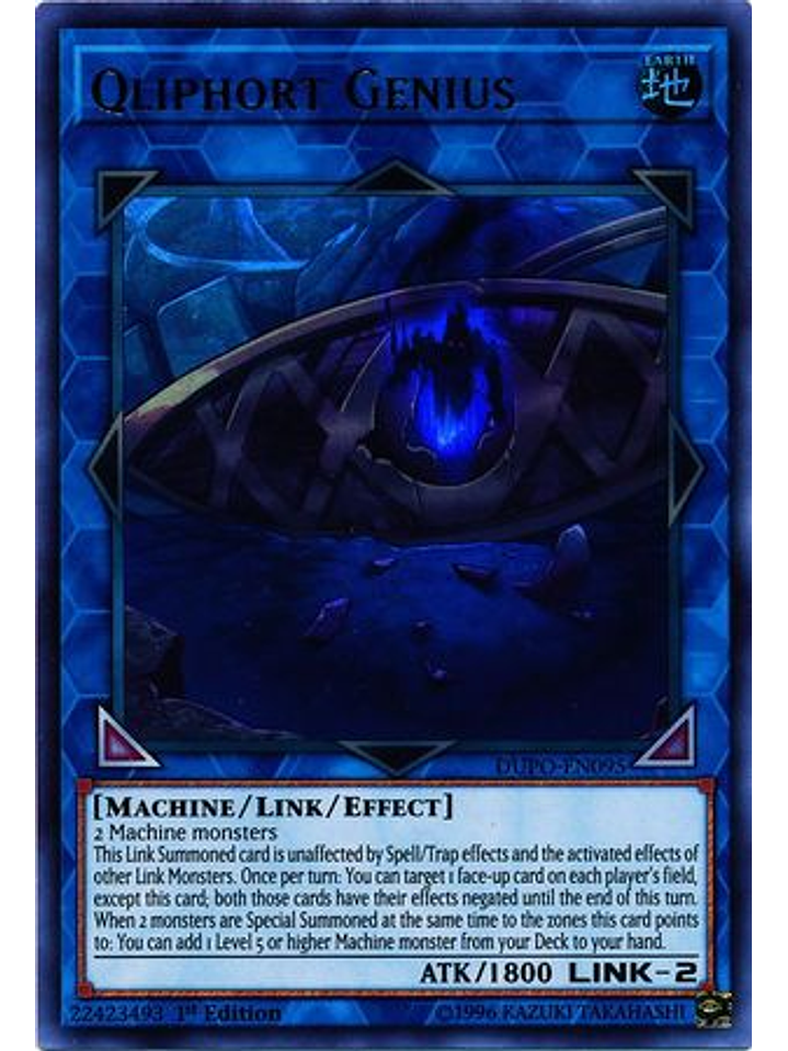 Qliphort Genius - DUPO-EN095 - Ultra Rare 1st Edition 1