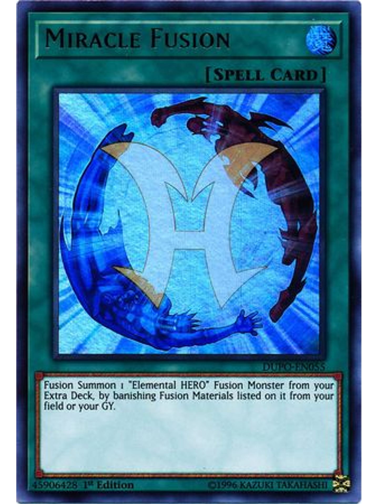 Miracle Fusion - dupo-en055 - Ultra Rare 1st Edition 1
