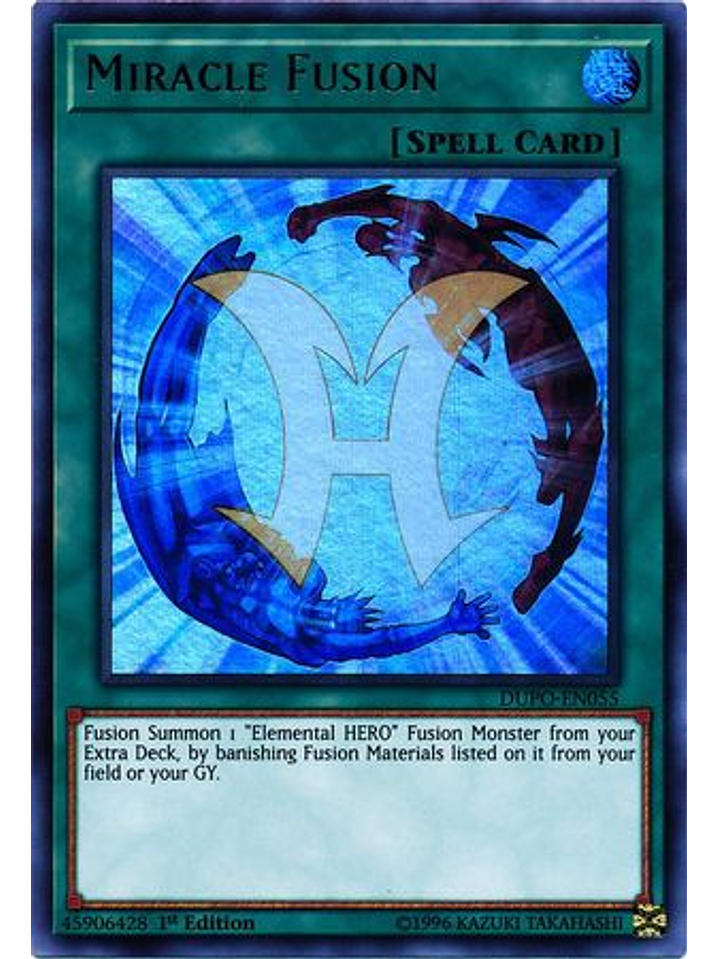 Miracle Fusion - dupo-en055 - Ultra Rare 1st Edition 1