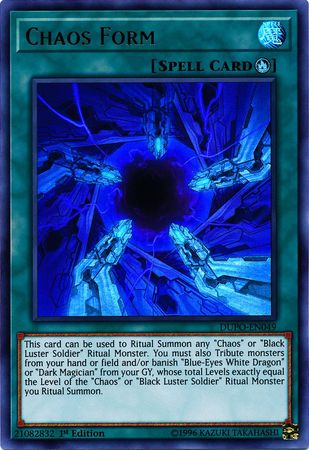 Chaos Form - dupo-en049 - Ultra Rare 1st Edition