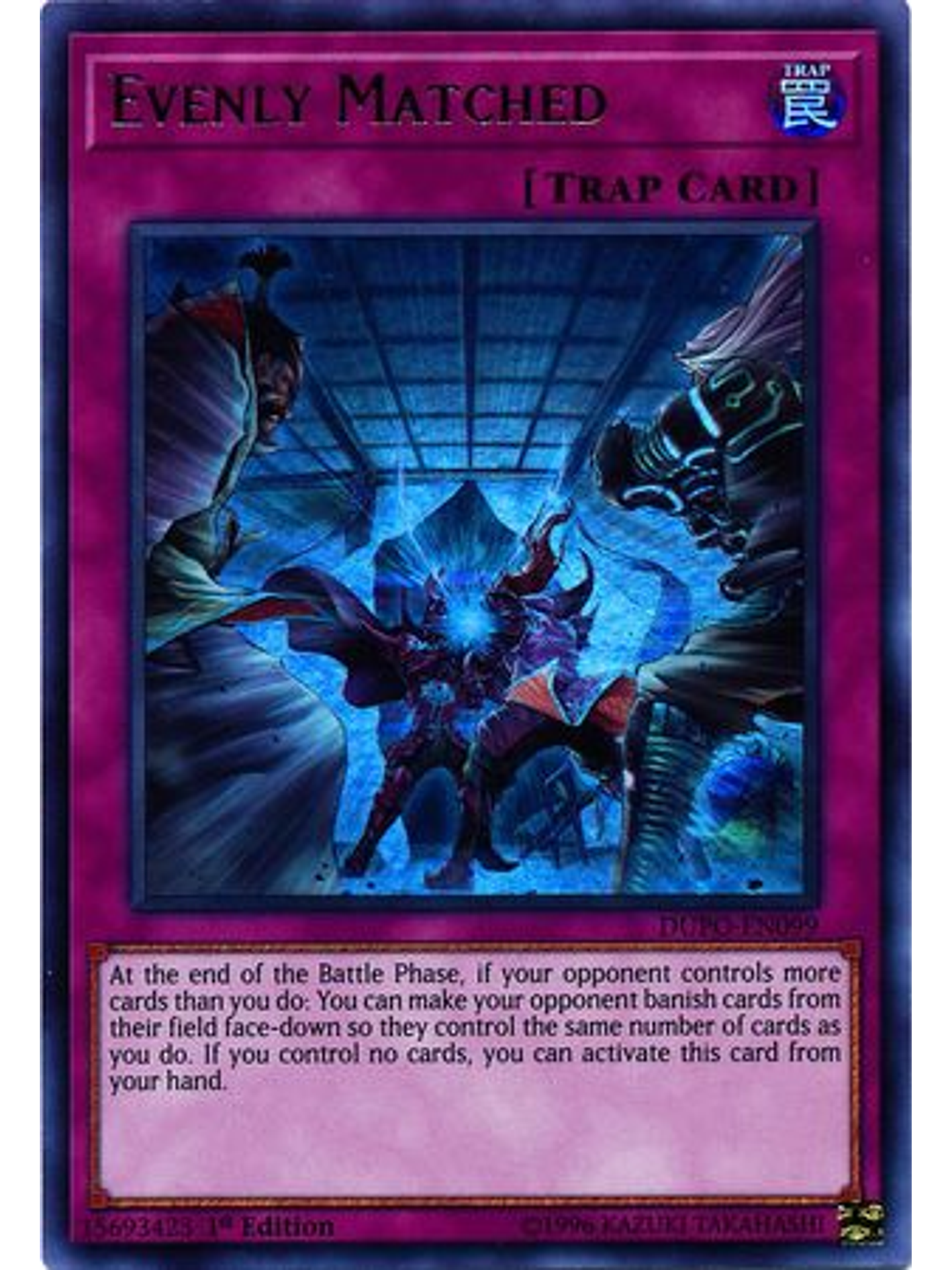 Evenly Matched - DUPO-EN099 - Ultra Rare 1st Edition 1