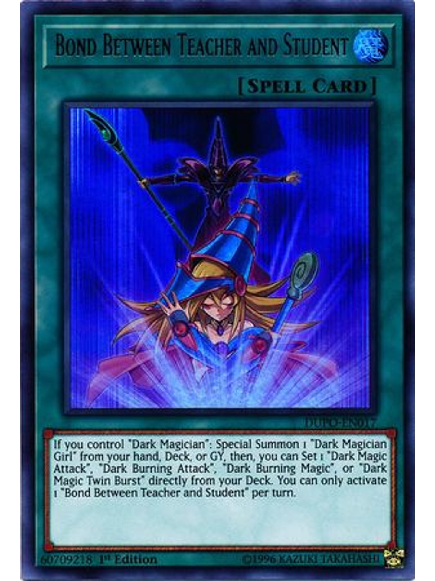 Bond Between Teacher and Student - DUPO-EN017 - Ultra Rare 1st Edition 1