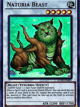 Naturia Beast - DUPO-EN091 - Ultra Rare 1st Edition