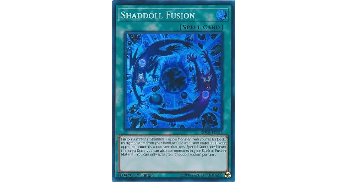 3x Shaddoll Fusion - (SDSH-EN049 - 1st Ed - Super Rare) - NM - Yugioh | UK