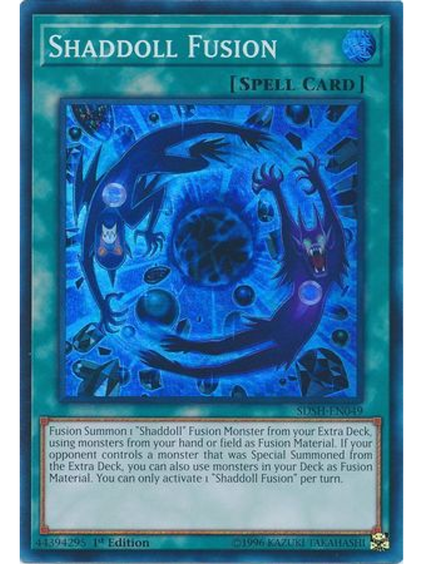 Shaddoll Fusion - SDSH-EN049 - Super Rare 1st Edition 1