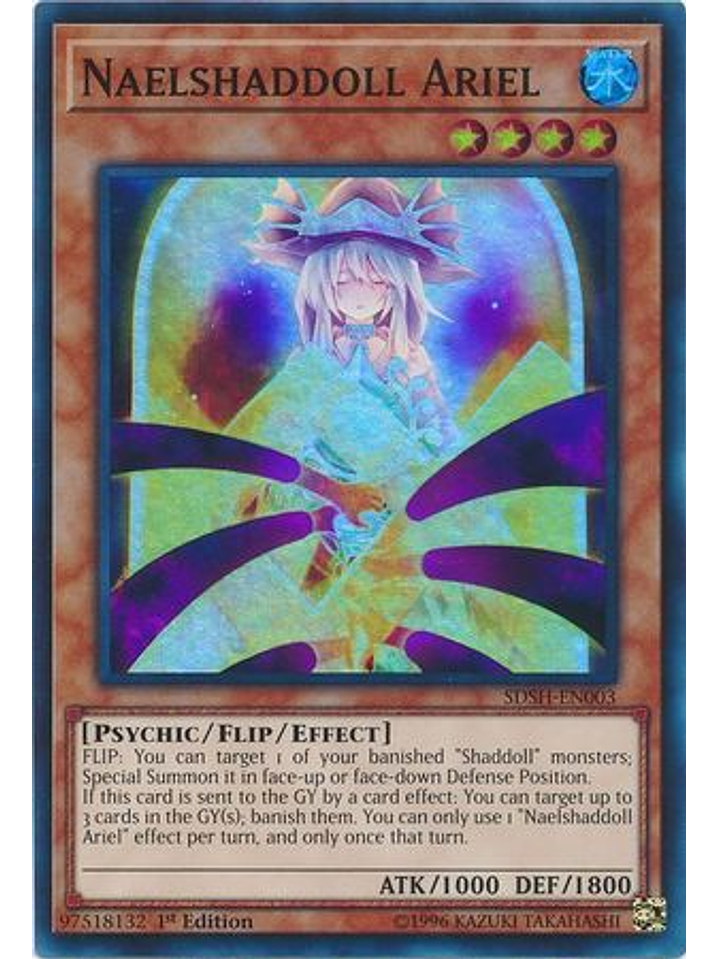 Naelshaddoll Ariel - SDSH-EN003 - Super Rare 1st Edition 1