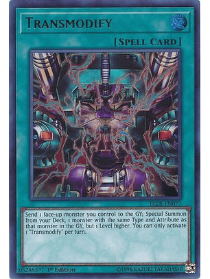 Transmodify - bllr-en077 - Ultra Rare 1st Edition