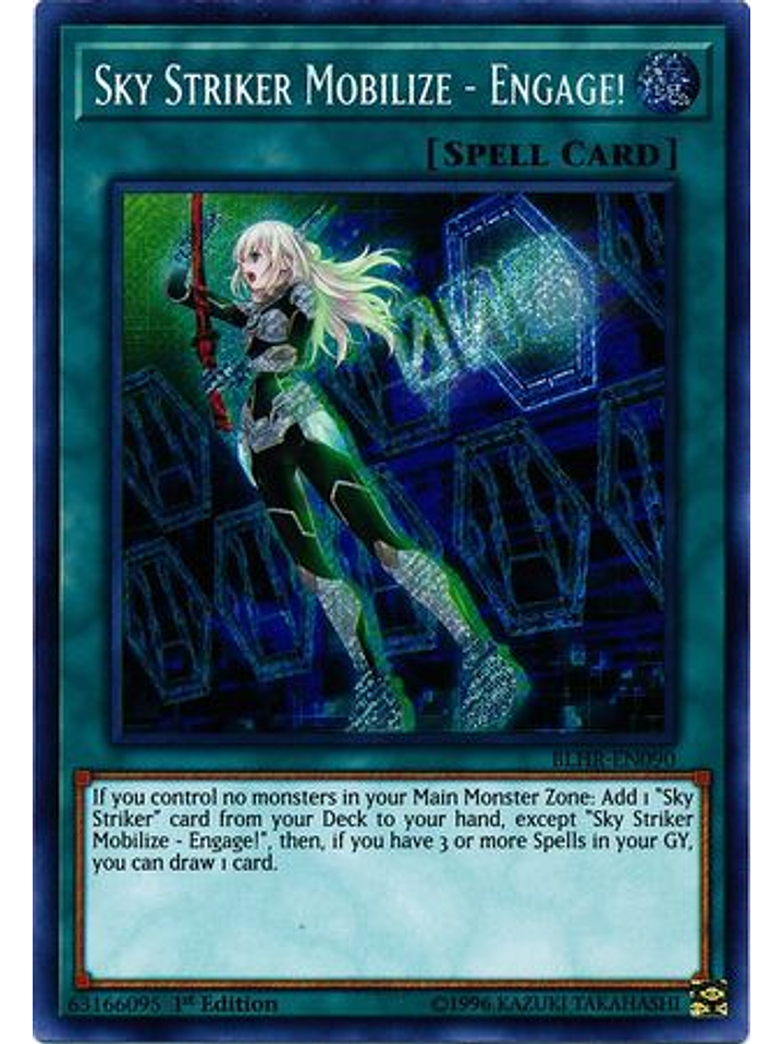 Sky Striker Mobilize - Engage! - BLHR-EN090 - Secret Rare 1st Edition 1