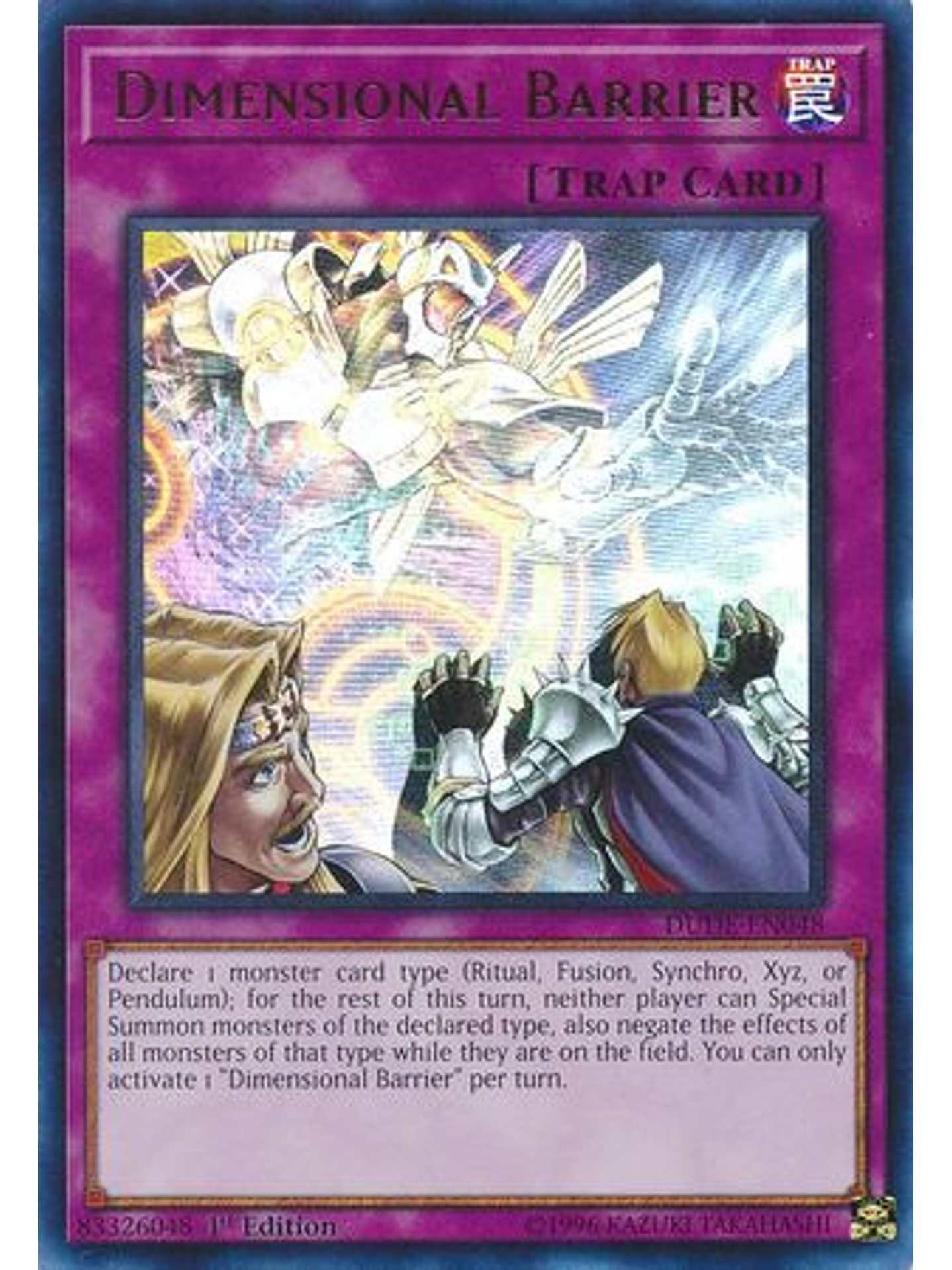 Dimensional Barrier - DUDE-EN048 - Ultra Rare 1