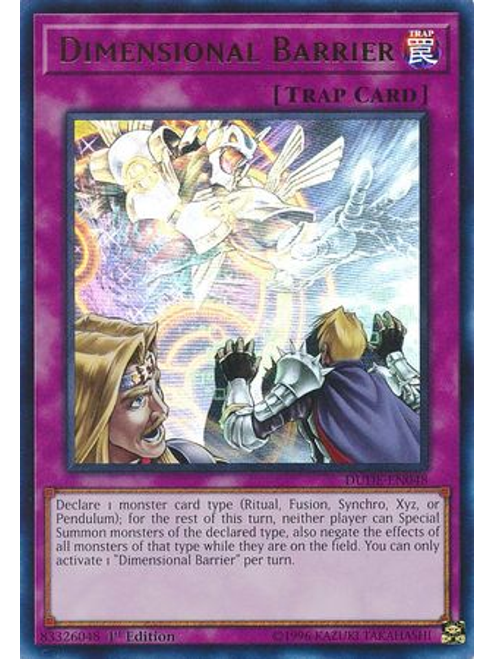 Dimensional Barrier - DUDE-EN048 - Ultra Rare 1