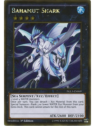 Bahamut Shark - pgl3-en069 - Gold Rare 1st Edition