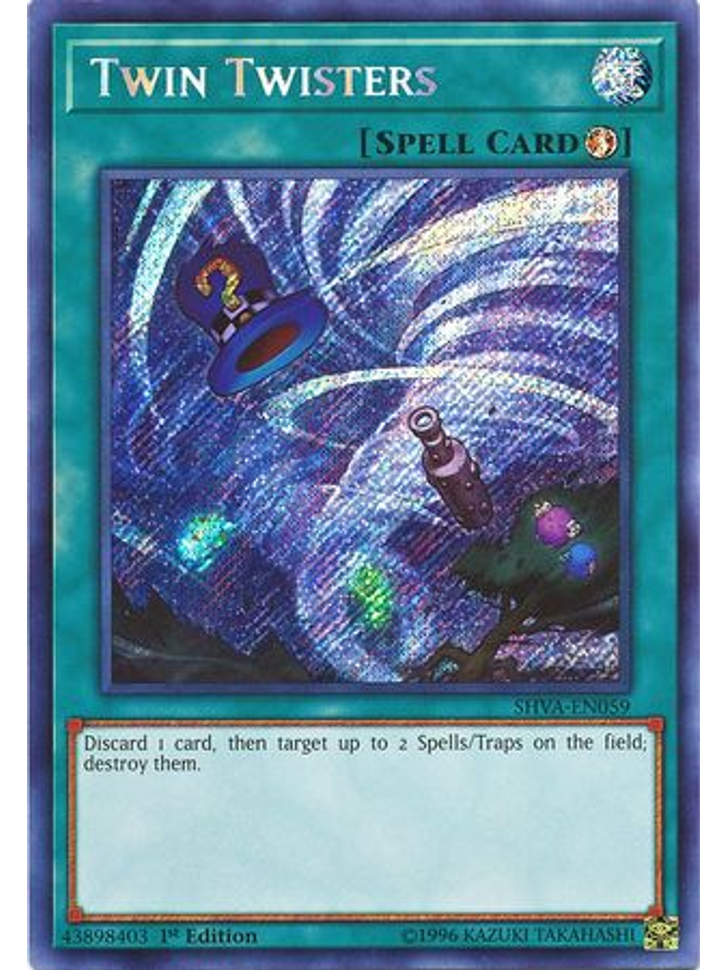 Twin Twisters - SHVA-EN059 - Secret Rare 1st Edition 1