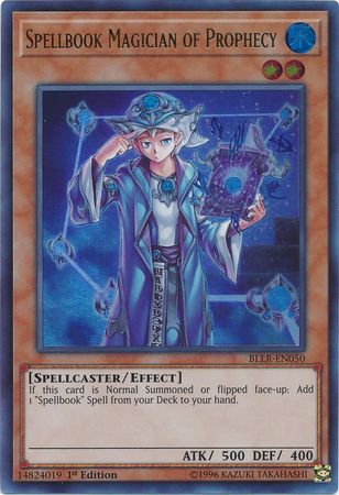 Spellbook Magician Of Prophecy - bllr-en050 - Ultra Rare 1st Edition