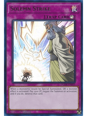 Solemn Strike - DUDE-EN055 - Ultra Rare