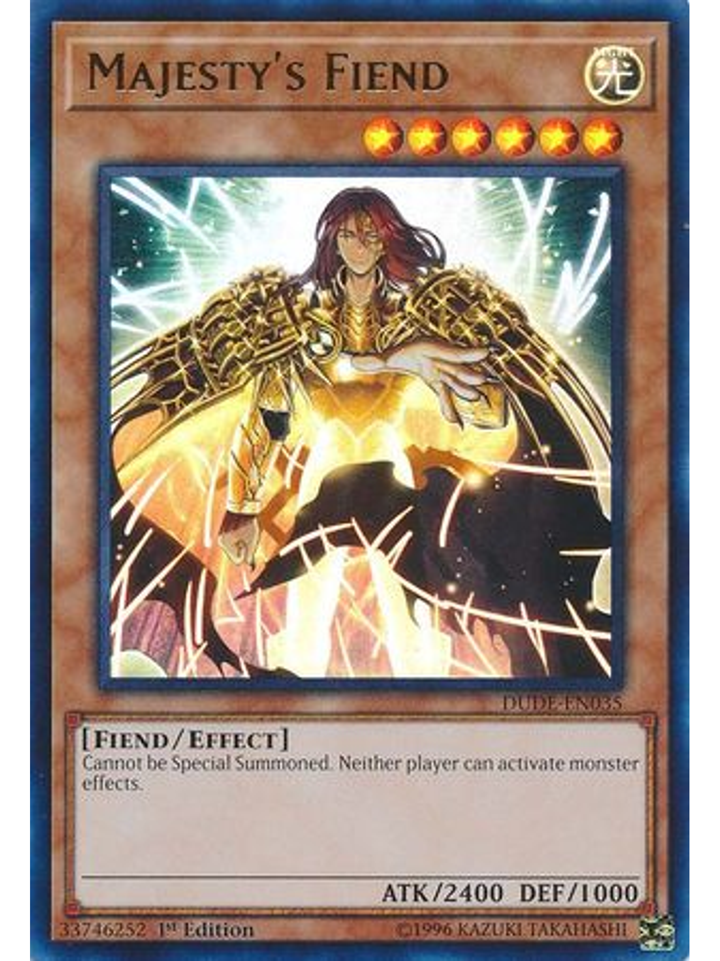 Majesty's Fiend - DUDE-EN035 - Ultra Rare 1