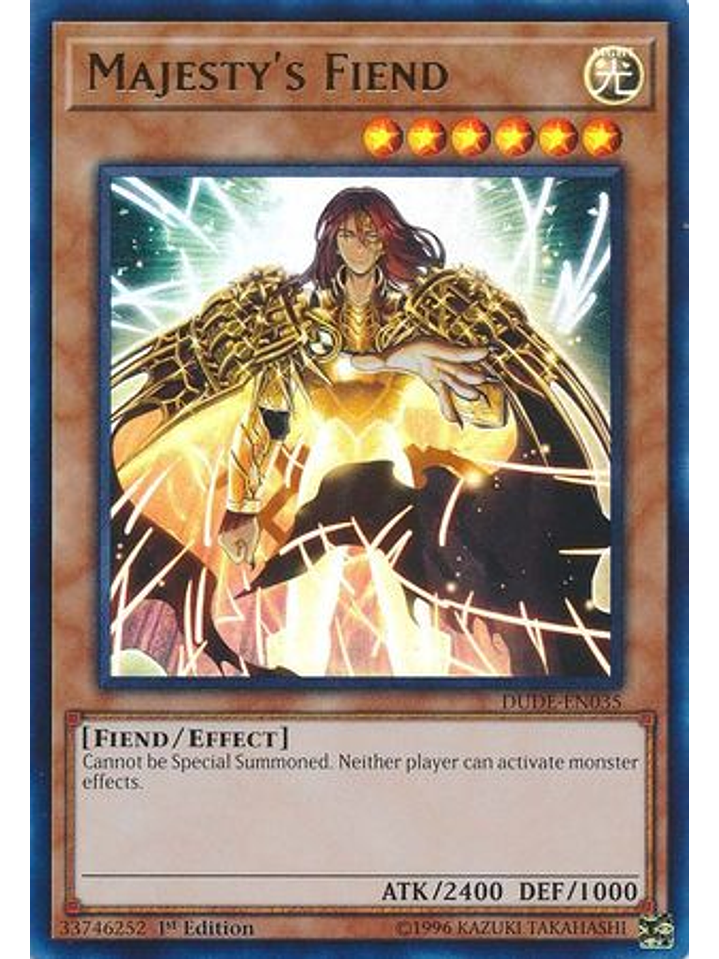 Majesty's Fiend - DUDE-EN035 - Ultra Rare 1
