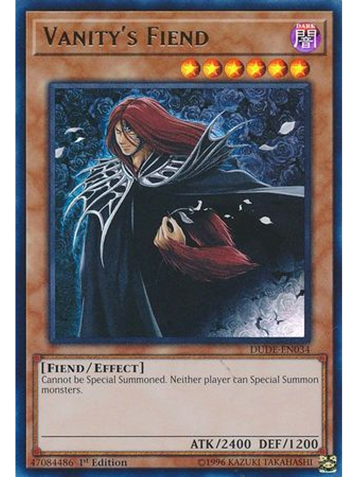 Vanity's Fiend - DUDE-EN034 - Ultra Rare 1