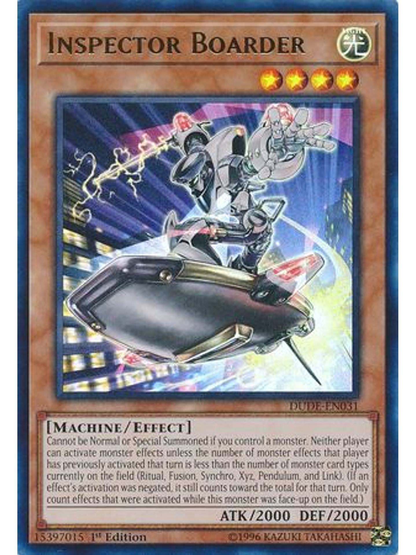 Inspector Boarder - DUDE-EN031 - Ultra Rare 1
