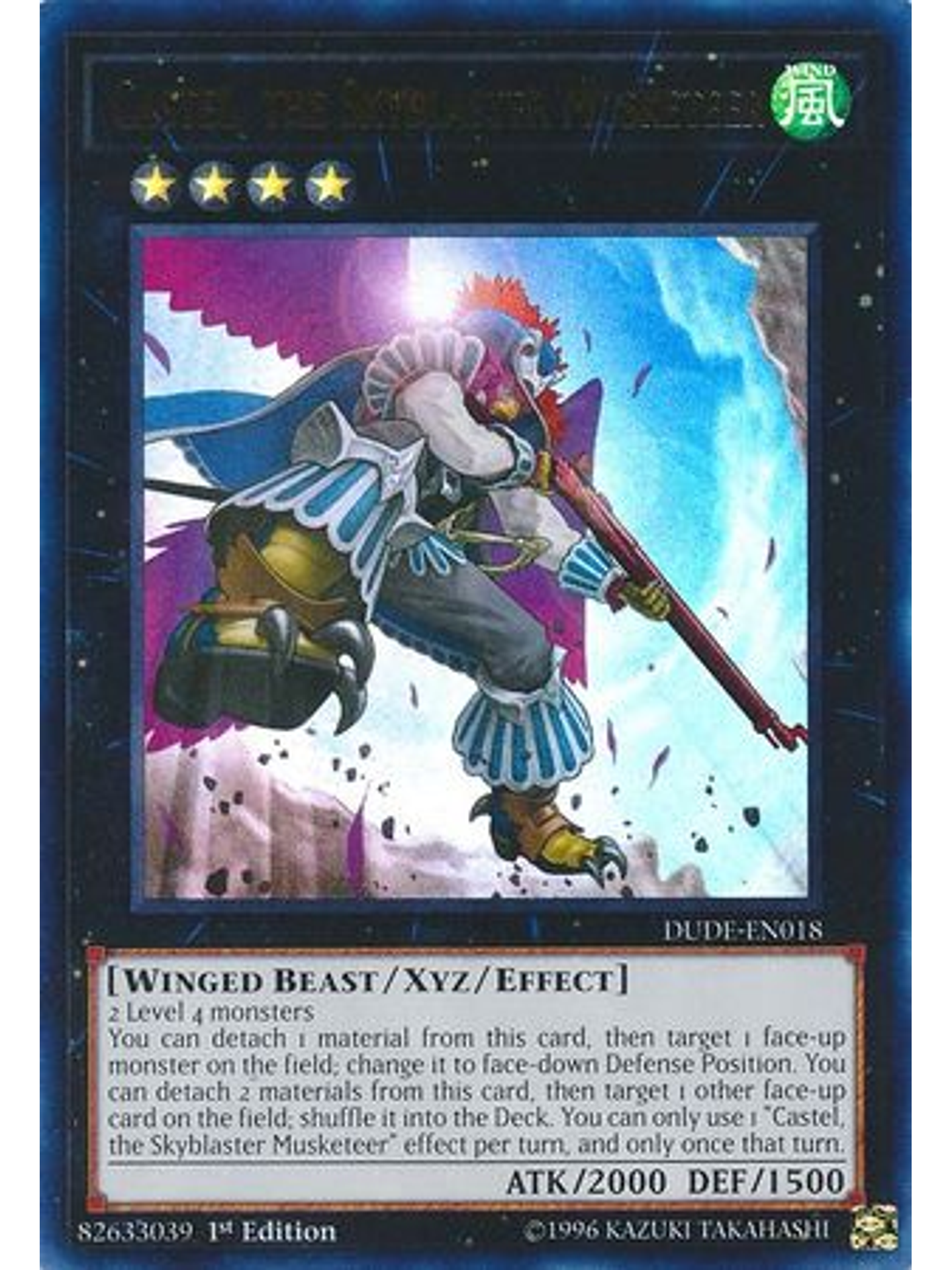 Castel, the Skyblaster Musketeer - DUDE-EN018 - Ultra Rare 1