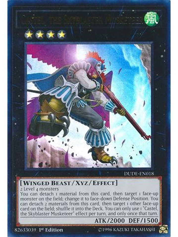 Castel, the Skyblaster Musketeer - DUDE-EN018 - Ultra Rare 1