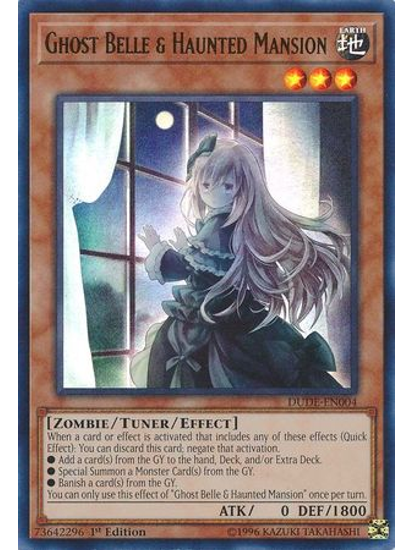 Ghost Belle & Haunted Mansion (alternate art) - DUDE-EN004 - Ultra Rare 1