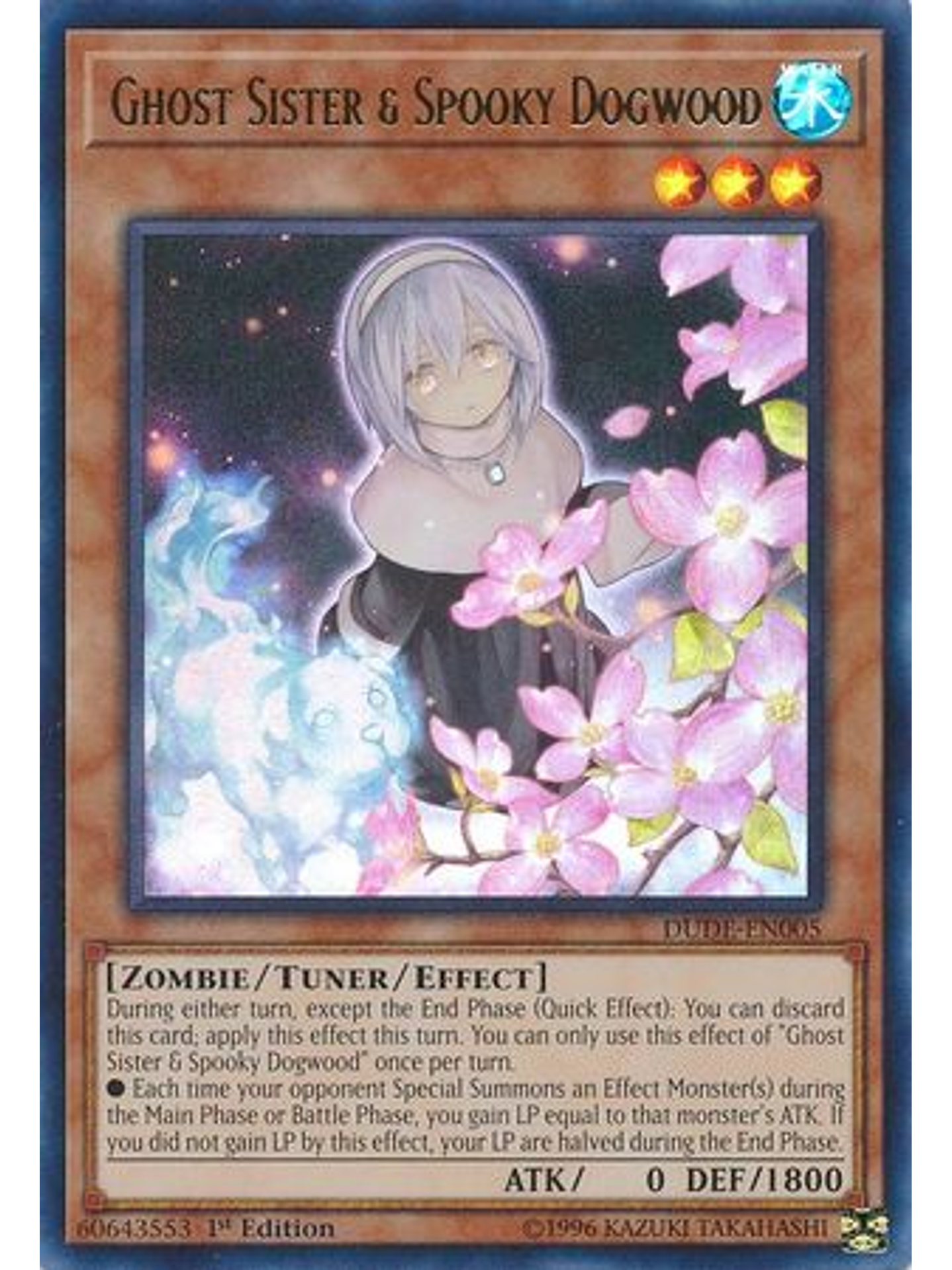 Ghost Sister & Spooky Dogwood (alternate art) - DUDE-EN005 - Ultra Rare 1