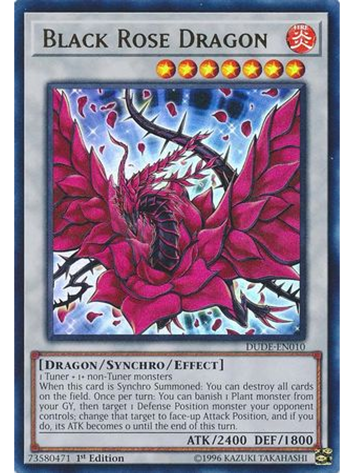 Black Rose Dragon - DUDE-EN010 - Ultra Rare 1