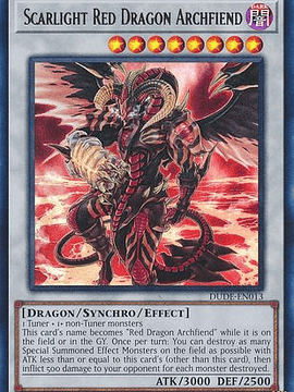Scarlight Red Dragon Archfiend - DUDE-EN013 - Ultra Rare
