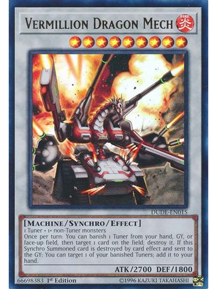 Vermillion Dragon Mech - DUDE-EN015 - Ultra Rare 1