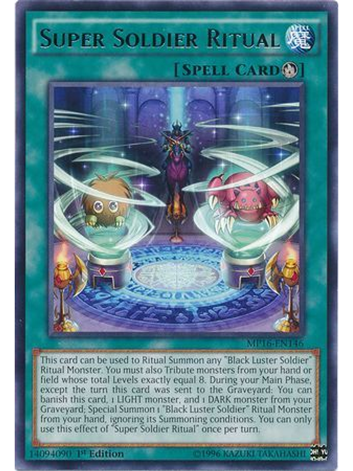 Super Soldier Ritual - MP16-EN146 - Rare 1st Edition 1