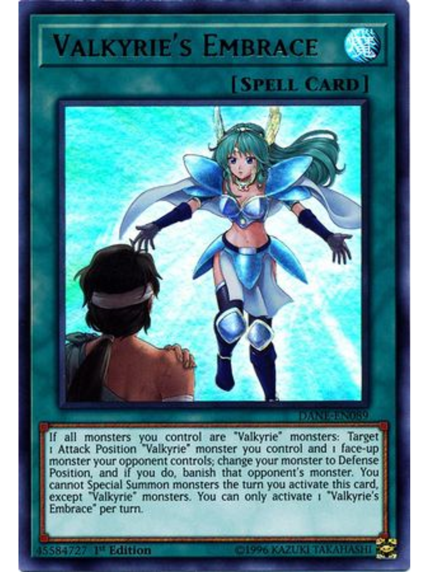 Valkyrie's Embrace - DANE-EN089 - Ultra Rare 1st Edition 1