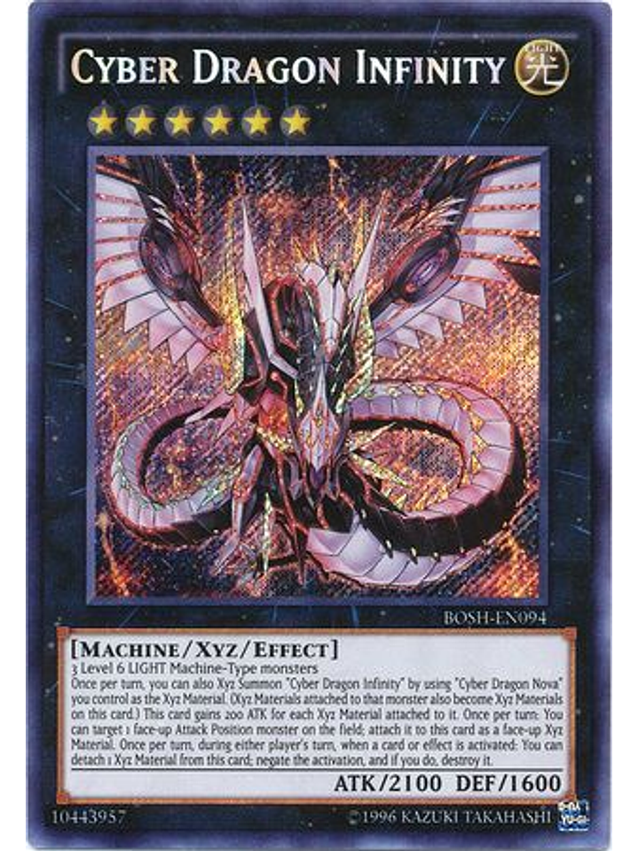 Cyber Dragon Infinity - BOSH-EN094 - Secret Rare Unlimited 1