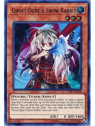 Ghost Ogre & Snow Rabbit - LCKC-EN078 - Ultra Rare Unlimited