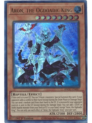 Aron, the Ogdoadic King - ANGU-EN007 - Ultra Rare 1st Edition