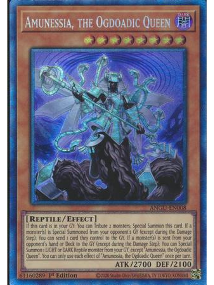 Amunessia, the Ogdoadic Queen - ANGU-EN008 - Collectors Rare 1st Edition 1