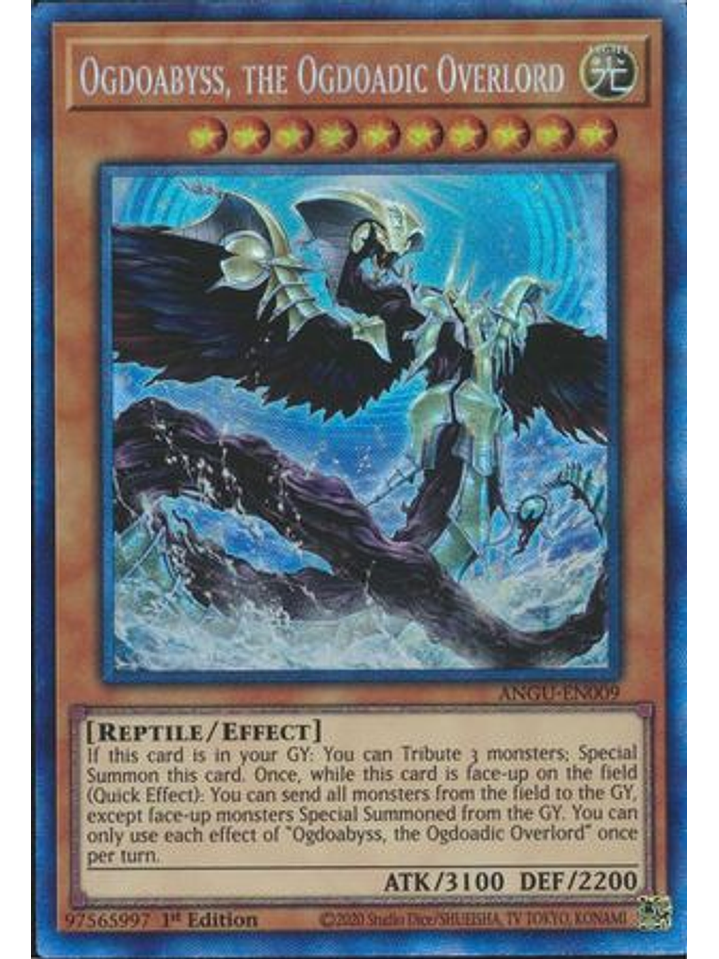 Ogdoabyss, the Ogdoadic Overlord - ANGU-EN009 - Collectors Rare 1st Edition 1