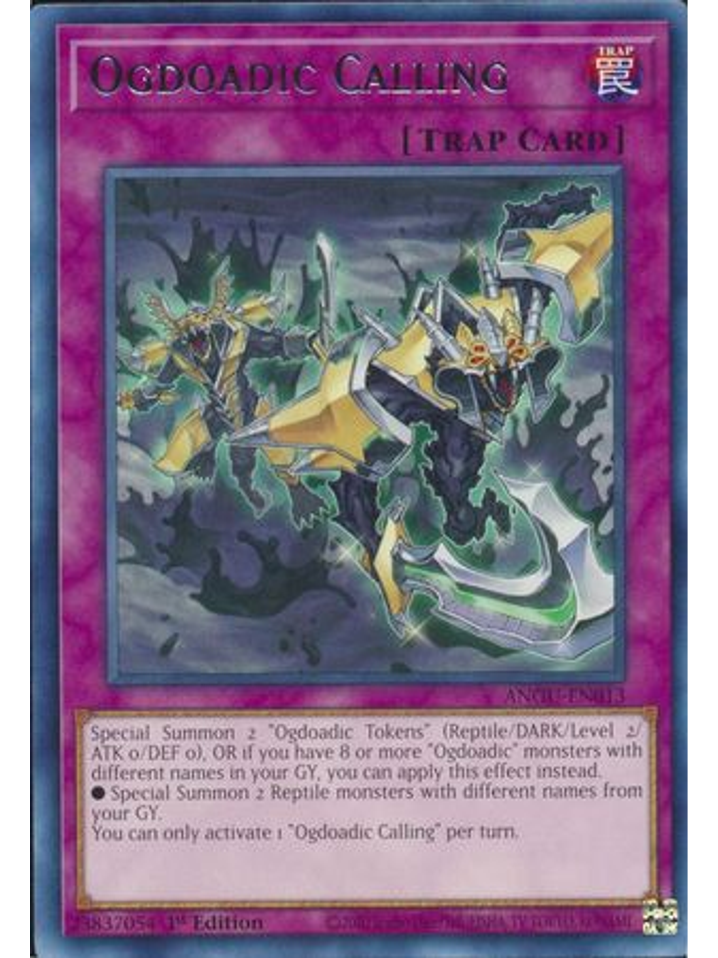 Ogdoadic Calling - ANGU-EN013 - Rare 1st Edition 1