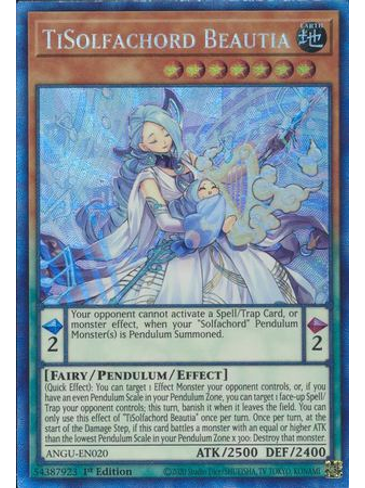TiSolfachord Beautia - ANGU-EN020 - Collectors Rare 1st Edition 1
