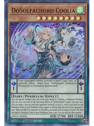 DoSolfachord Coolia - ANGU-EN021 - Ultra Rare 1st Edition